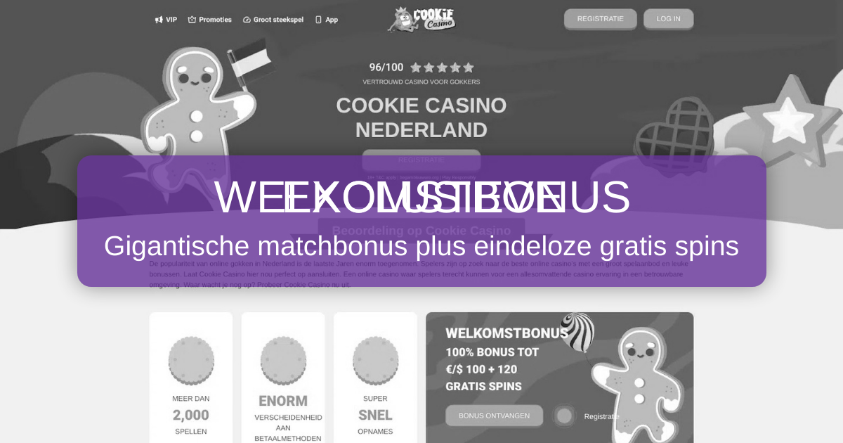 Cookie Casino en de welkomstbonus voor Nederlandse spelers